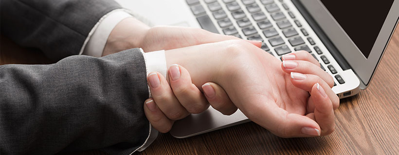 patient needing carpal tunnel syndrome in need of shockwave therapy in Newport Beach