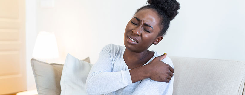 patient needing shoulder pain in need of shockwave therapy in Newport Beach